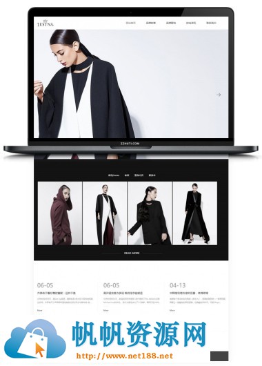 HTML5响应式织梦品牌女装服装时装设计网站模板 自适应WAP